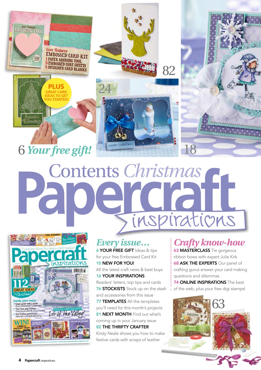 Papercraft Inspirations Preview Pages