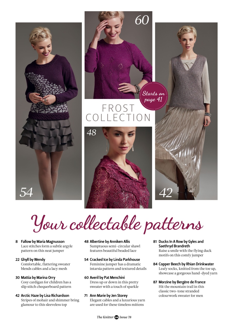The Knitter Preview Pages