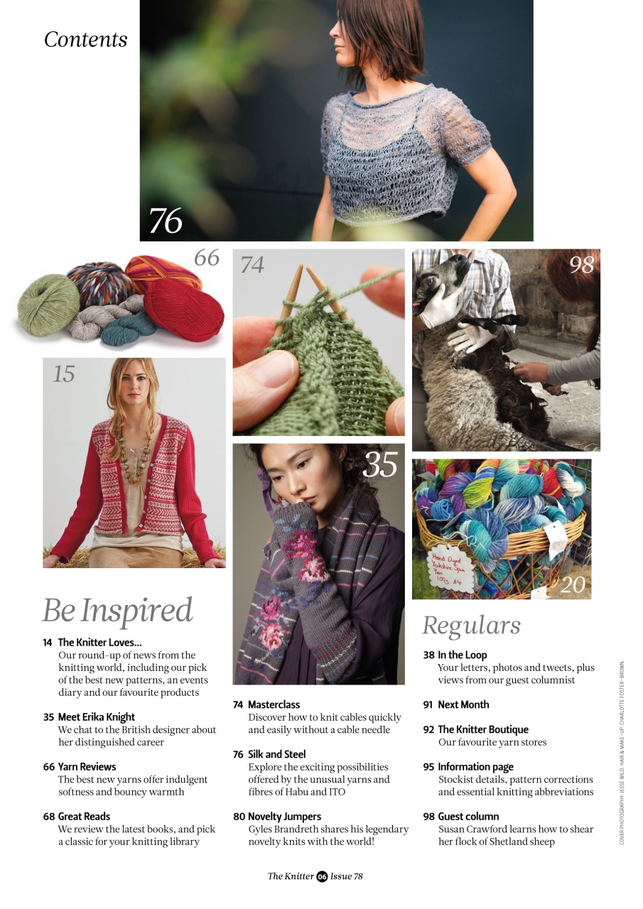 The Knitter Preview Pages