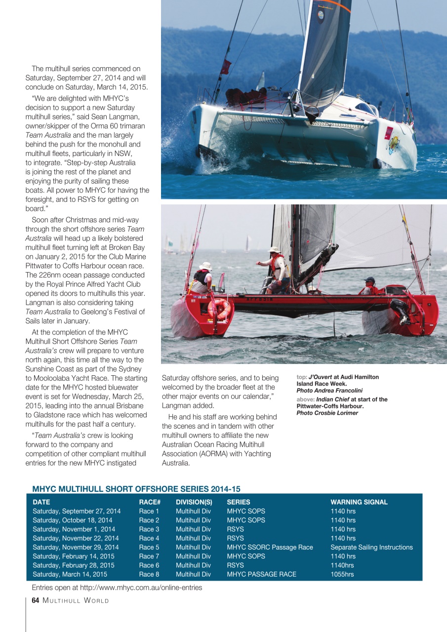 Multihull World Preview Pages