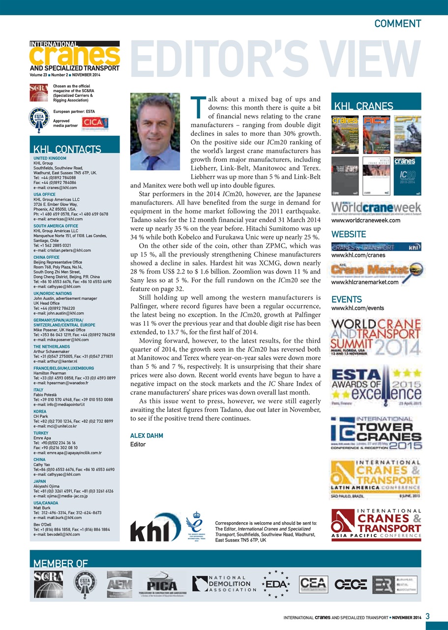 Int. Cranes and Specialized Transp Preview Pages