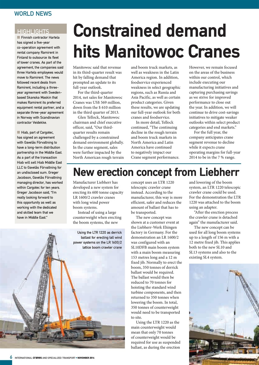 Int. Cranes and Specialized Transp Preview Pages