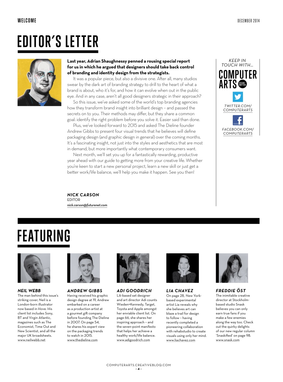 Computer Arts Preview Pages