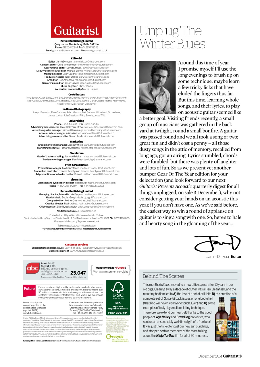 Guitarist Preview Pages