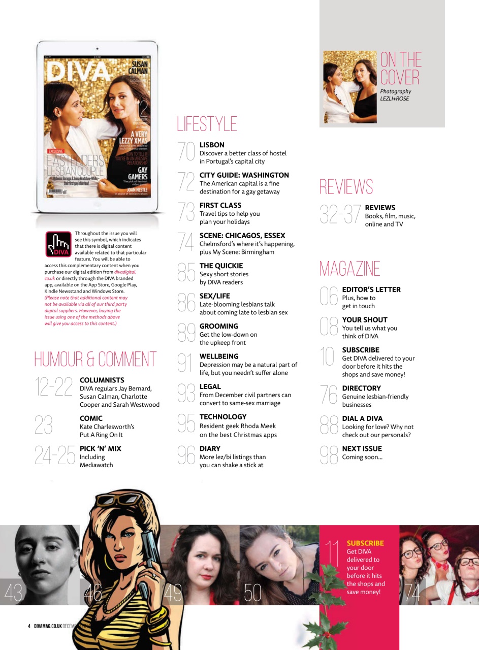 DIVA Magazine Preview Pages