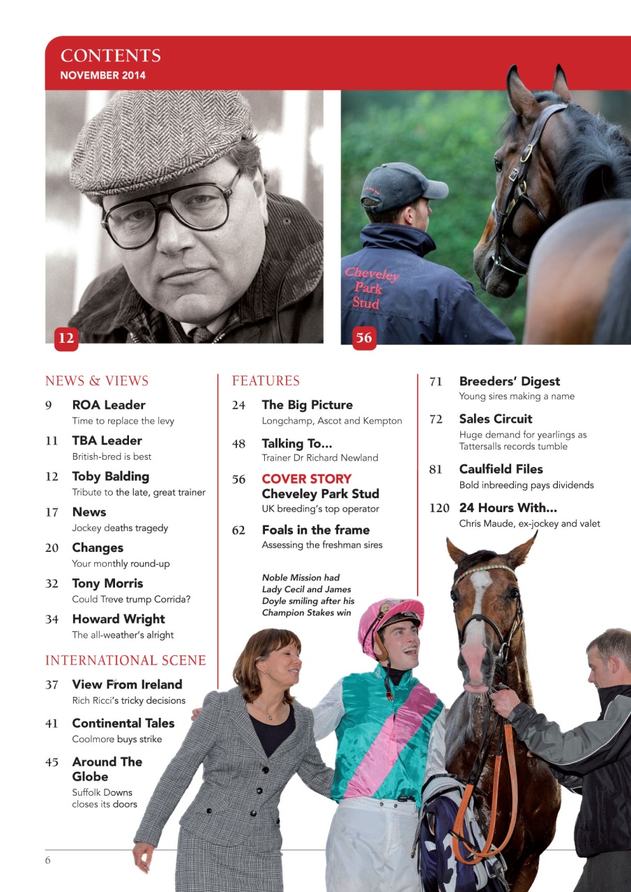 The Owner Breeder Preview Pages