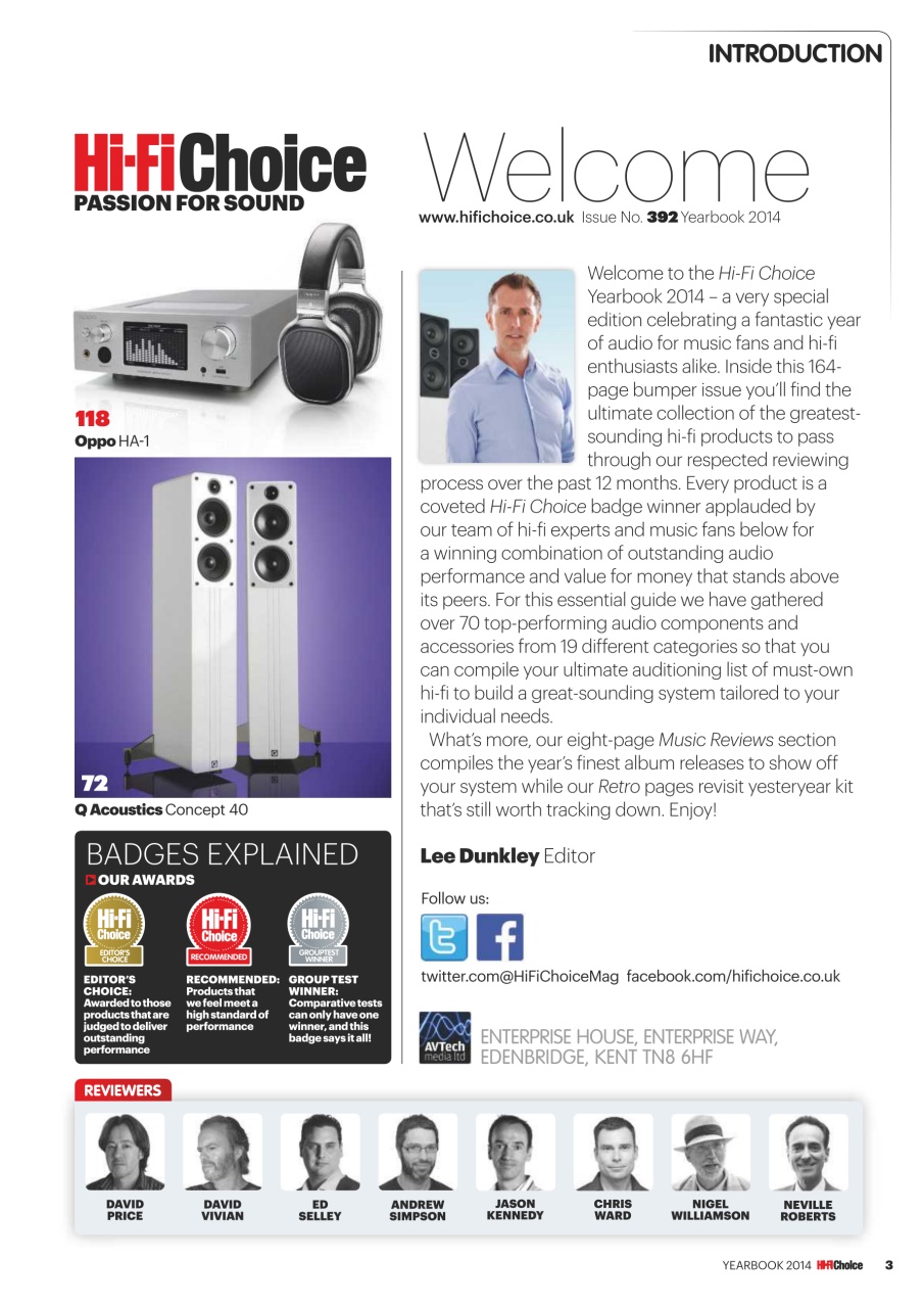 Hi-Fi Choice Preview Pages