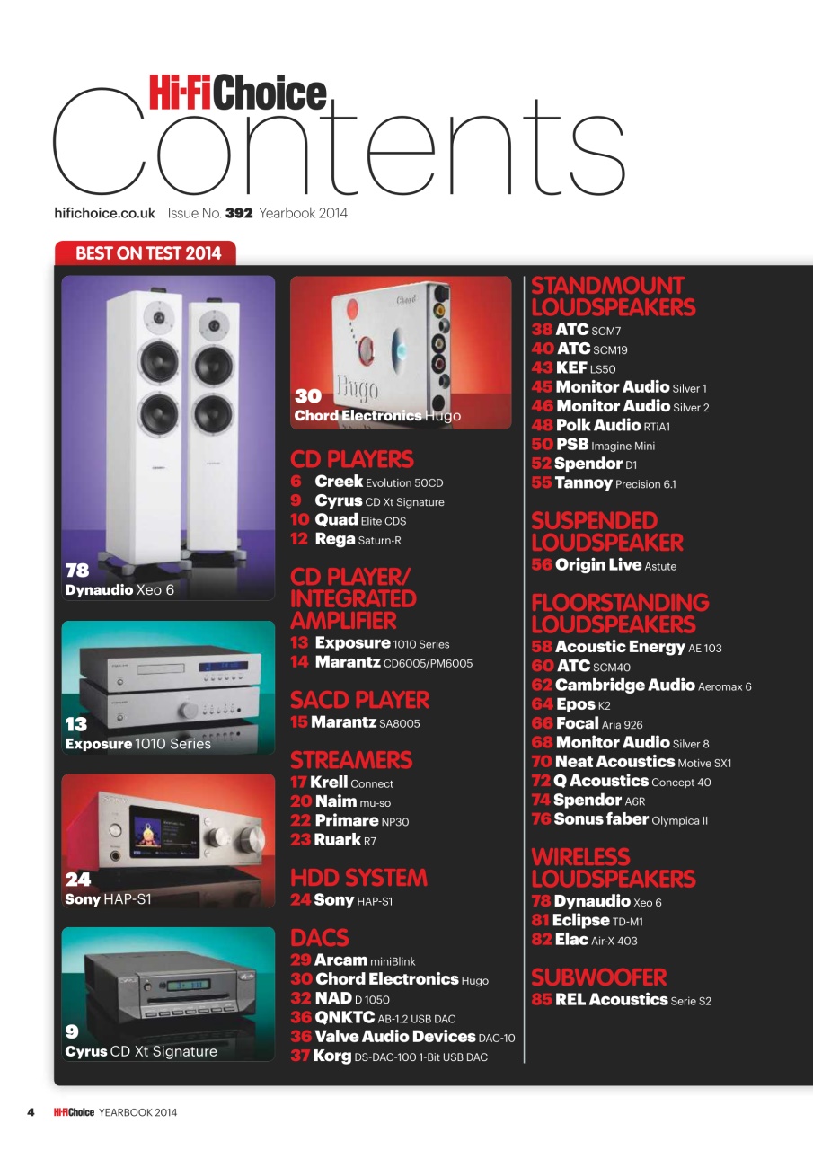 Hi-Fi Choice Preview Pages