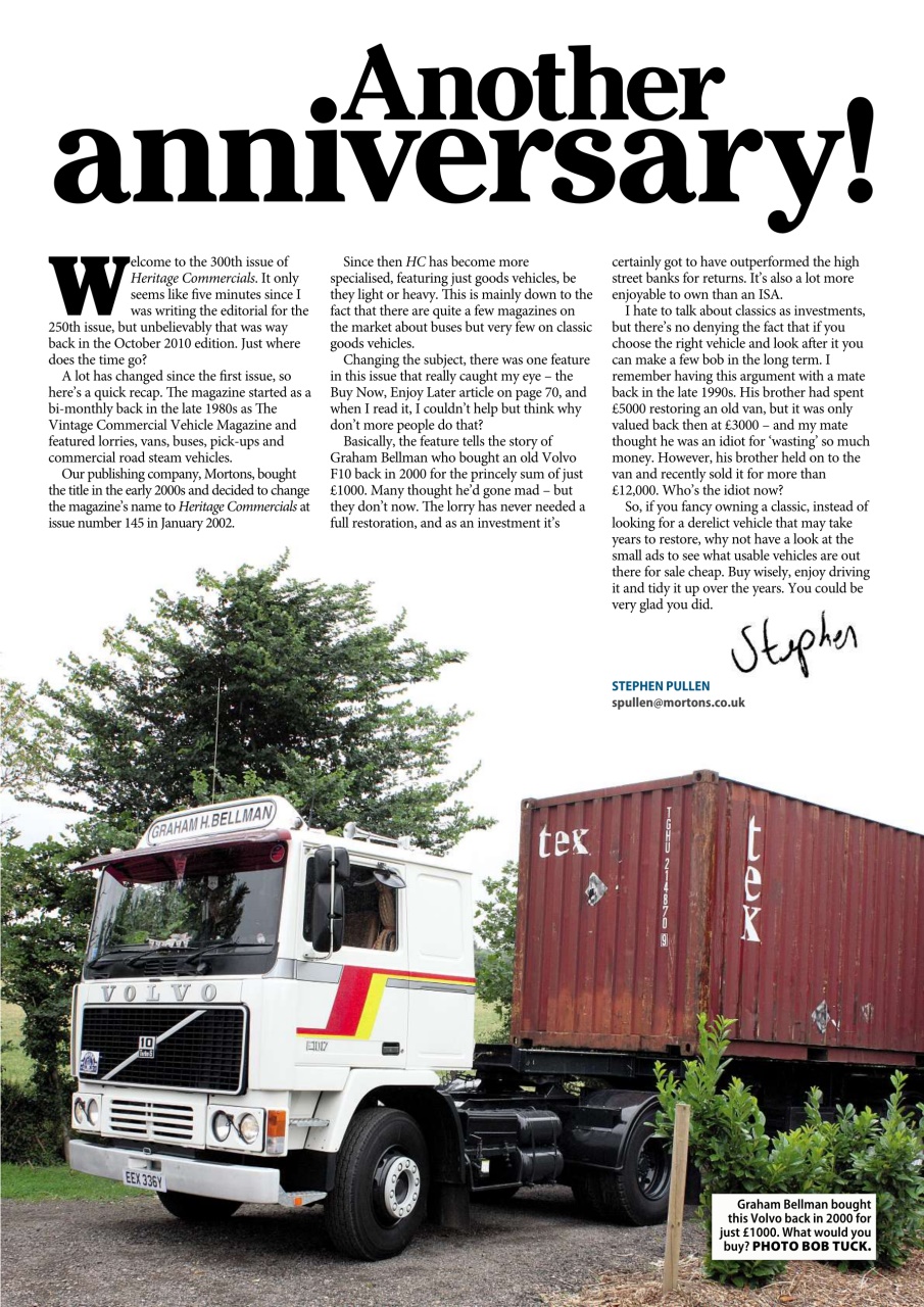 Heritage Commercials Magazine Preview Pages