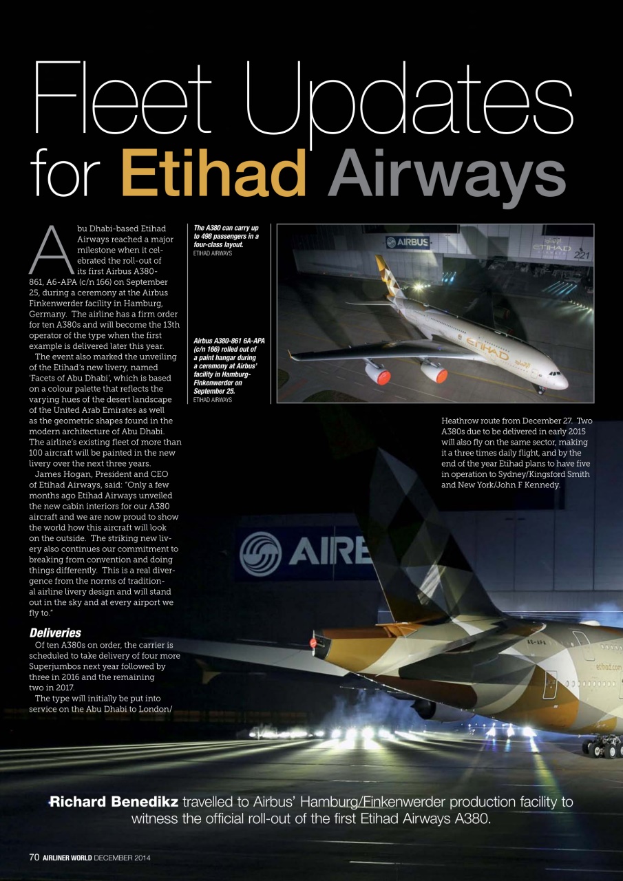 Airliner World Preview Pages