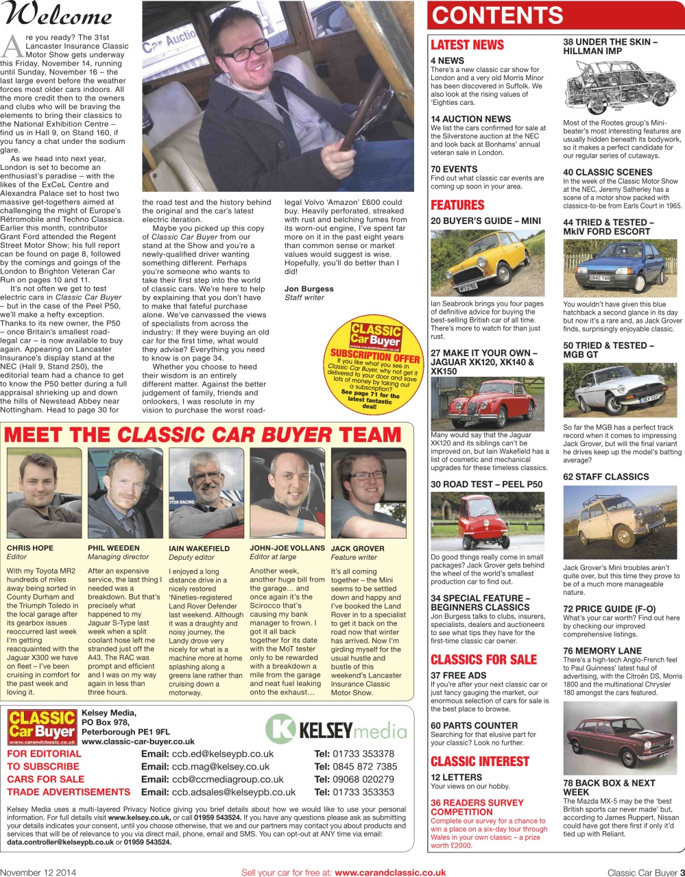 Classic Car Buyer Preview Pages