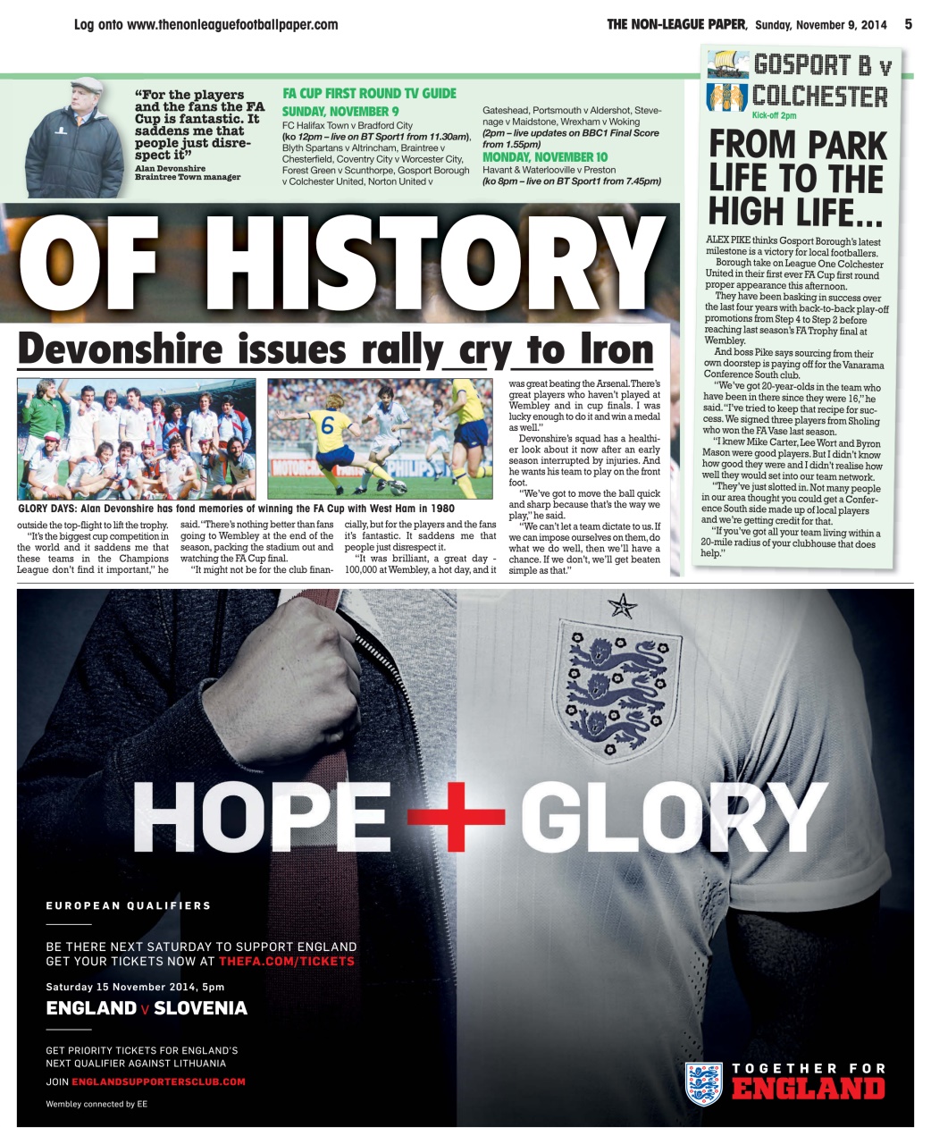 The Non-League Football Paper Preview Pages