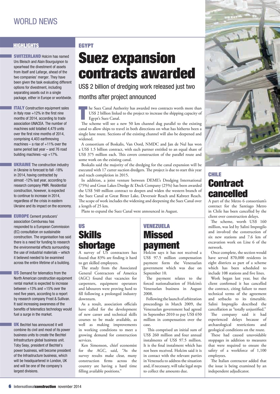 International Construction Preview Pages