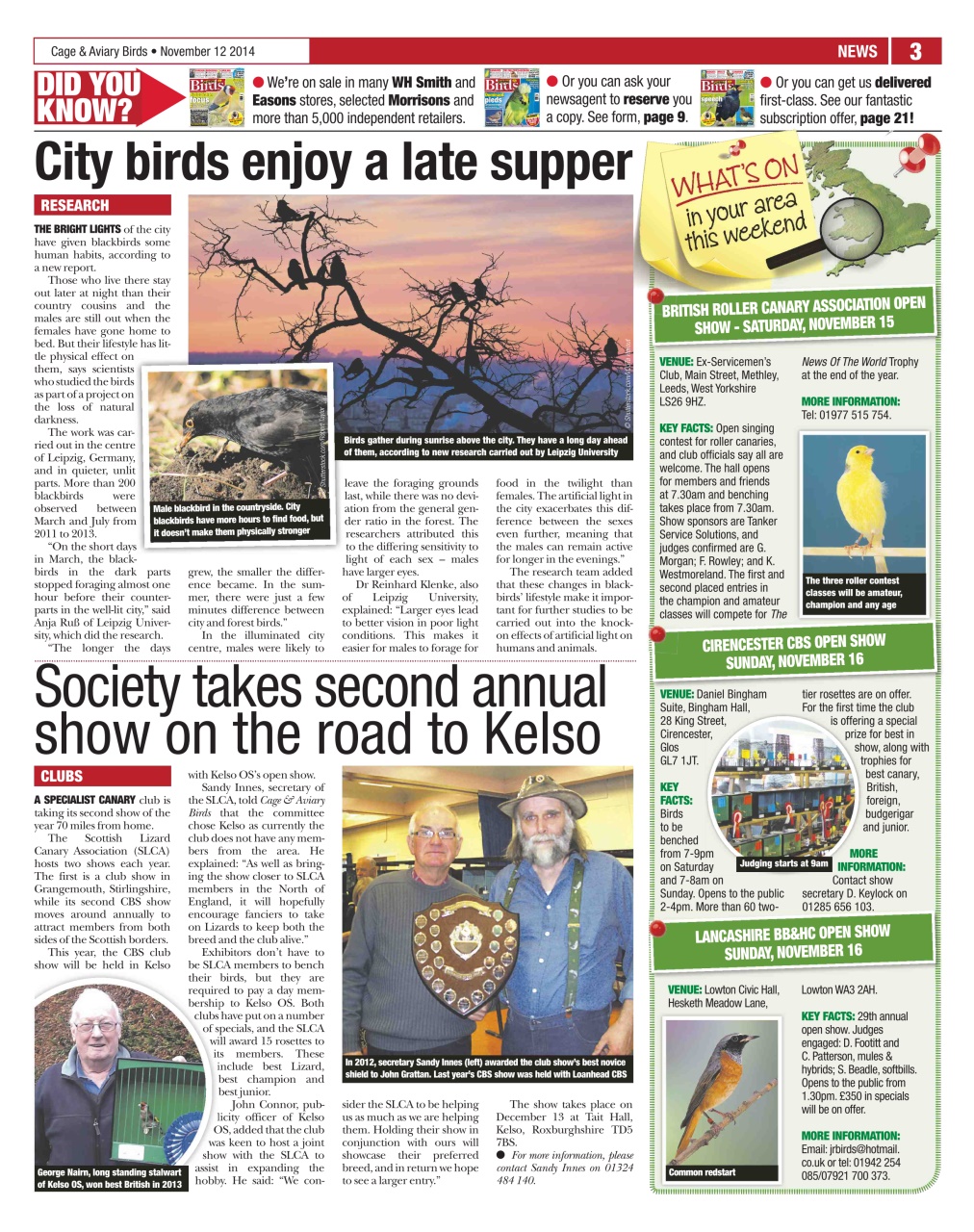 Cage & Aviary Birds Preview Pages