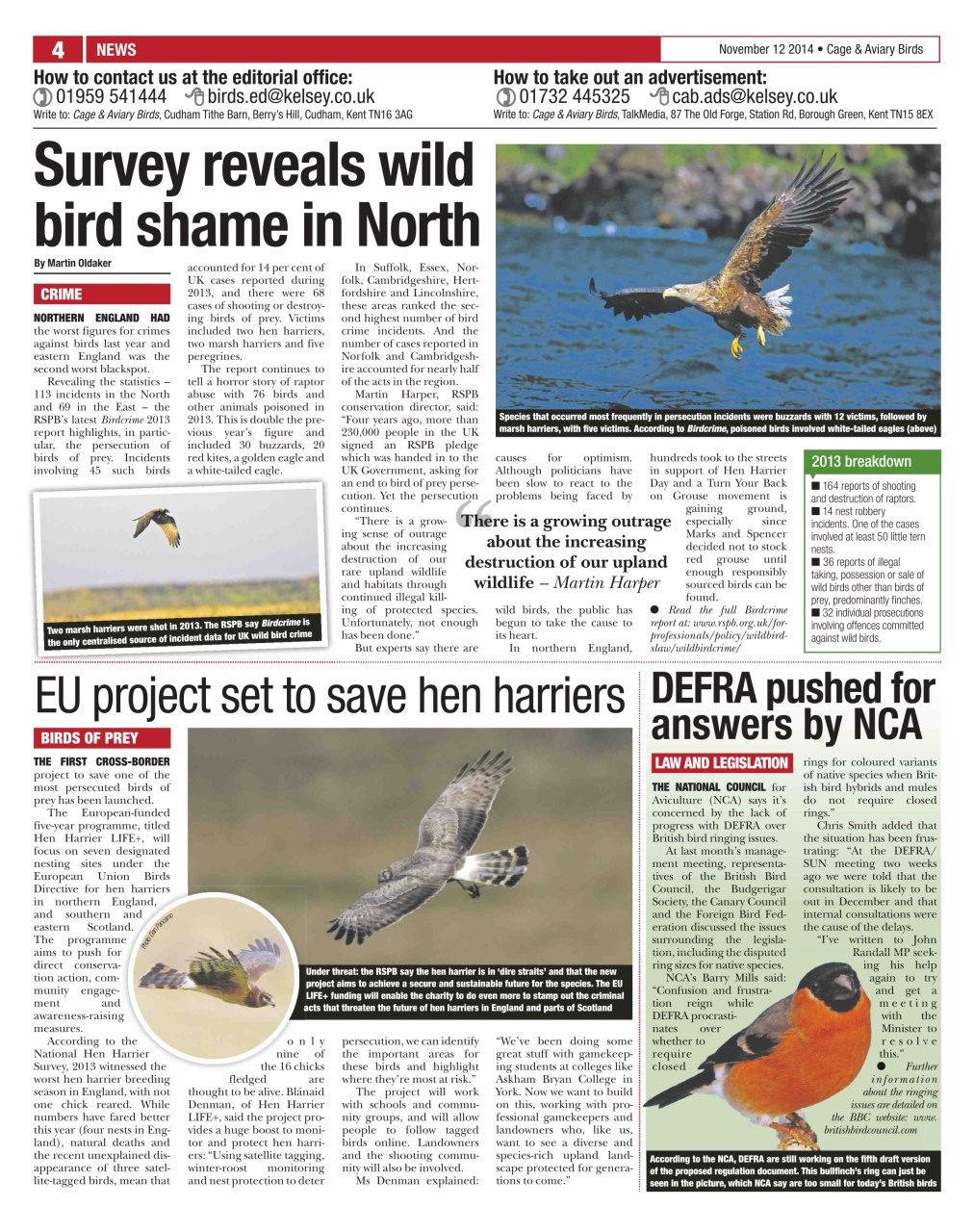 Cage & Aviary Birds Preview Pages