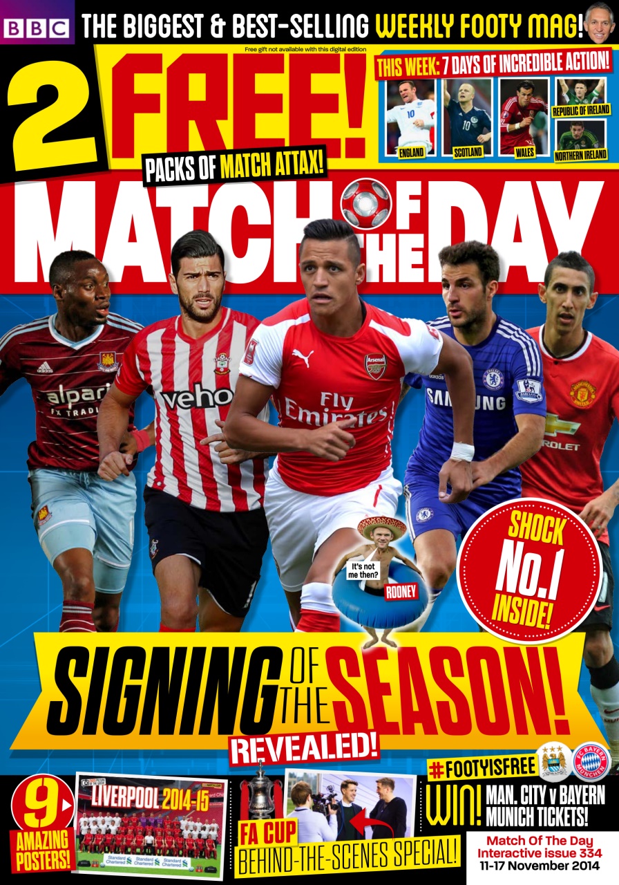 Match of the Day Preview Pages
