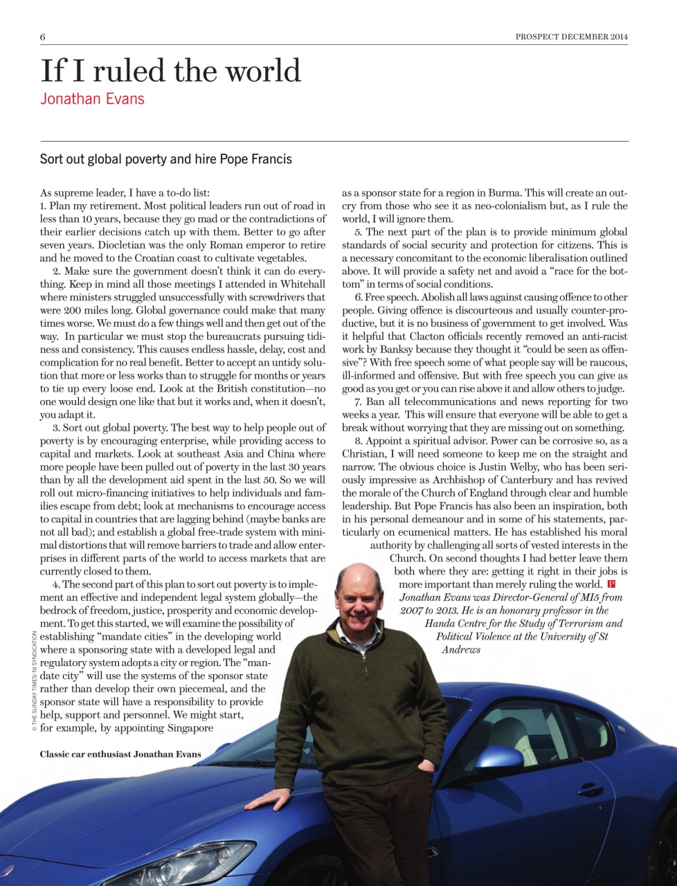 Prospect Magazine Preview Pages