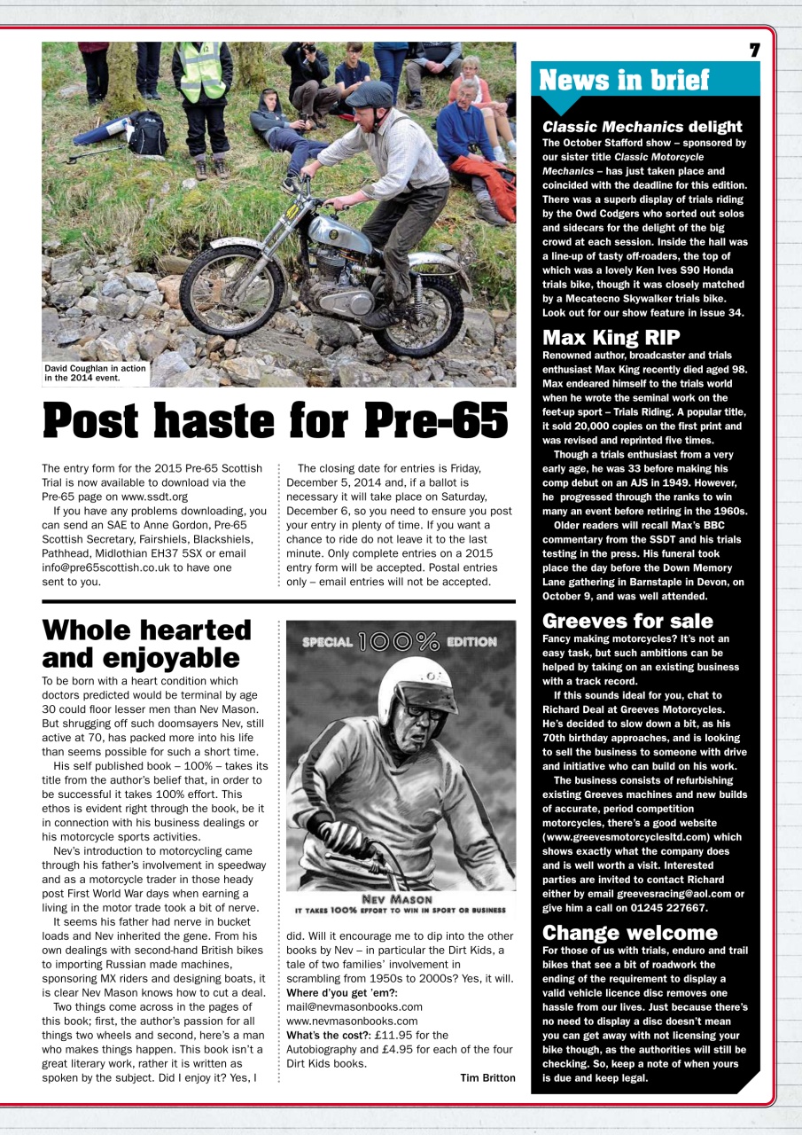 Classic Dirt Bike Preview Pages