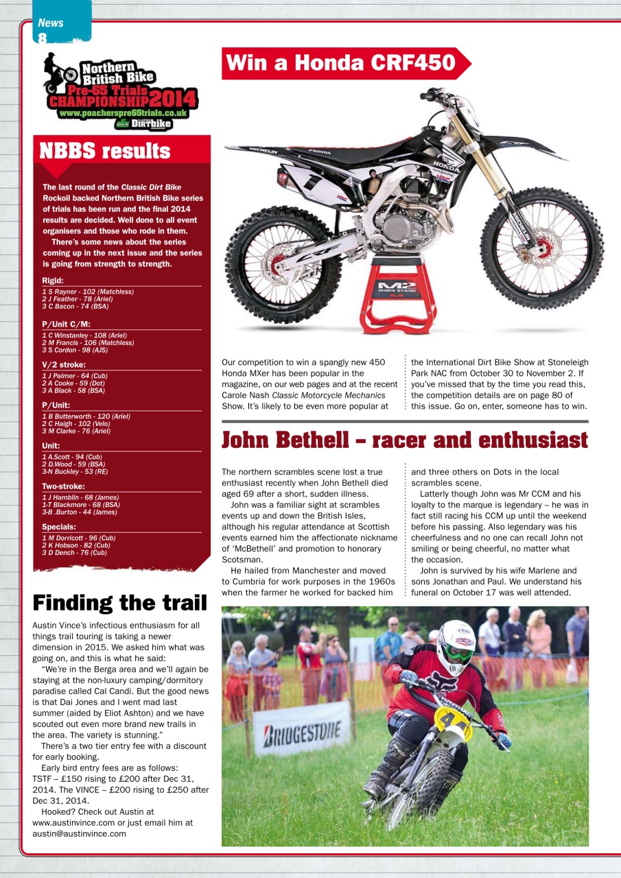 Classic Dirt Bike Preview Pages