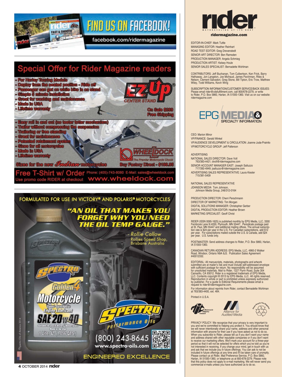 Rider Magazine Preview Pages