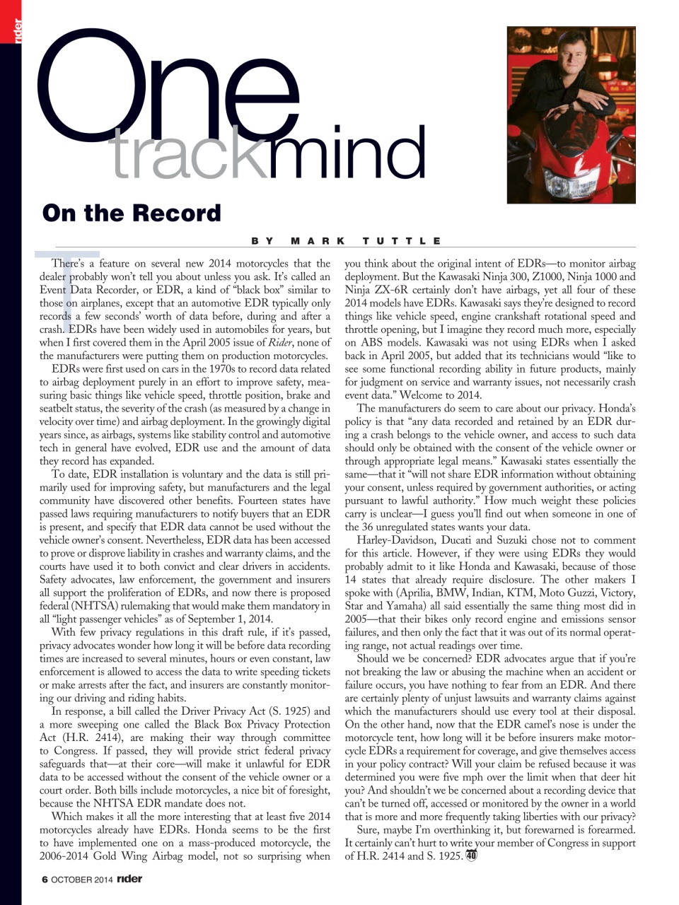 Rider Magazine Preview Pages