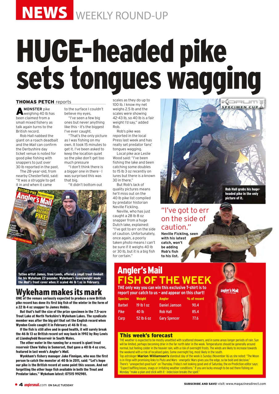Anglers Mail Preview Pages
