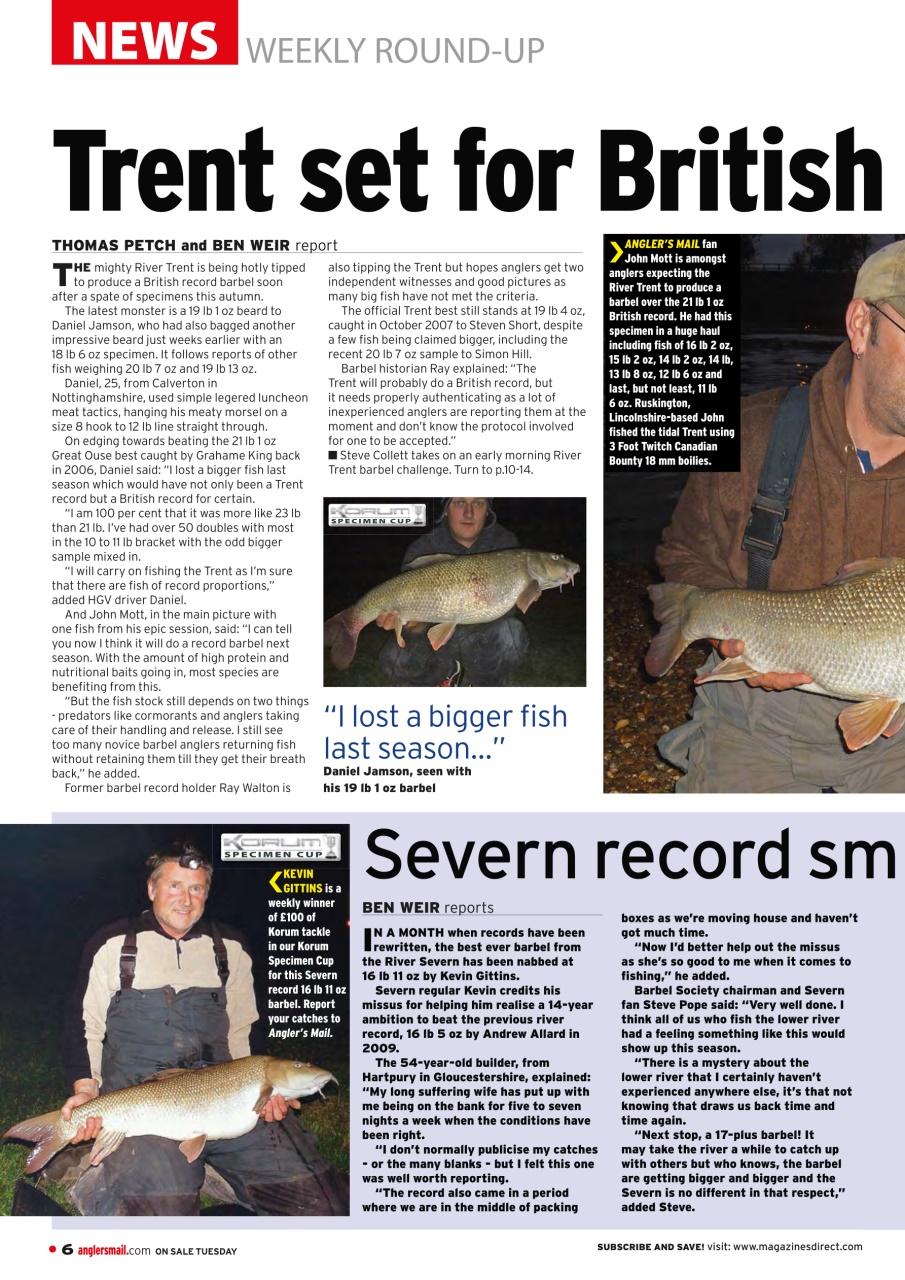 Anglers Mail Preview Pages
