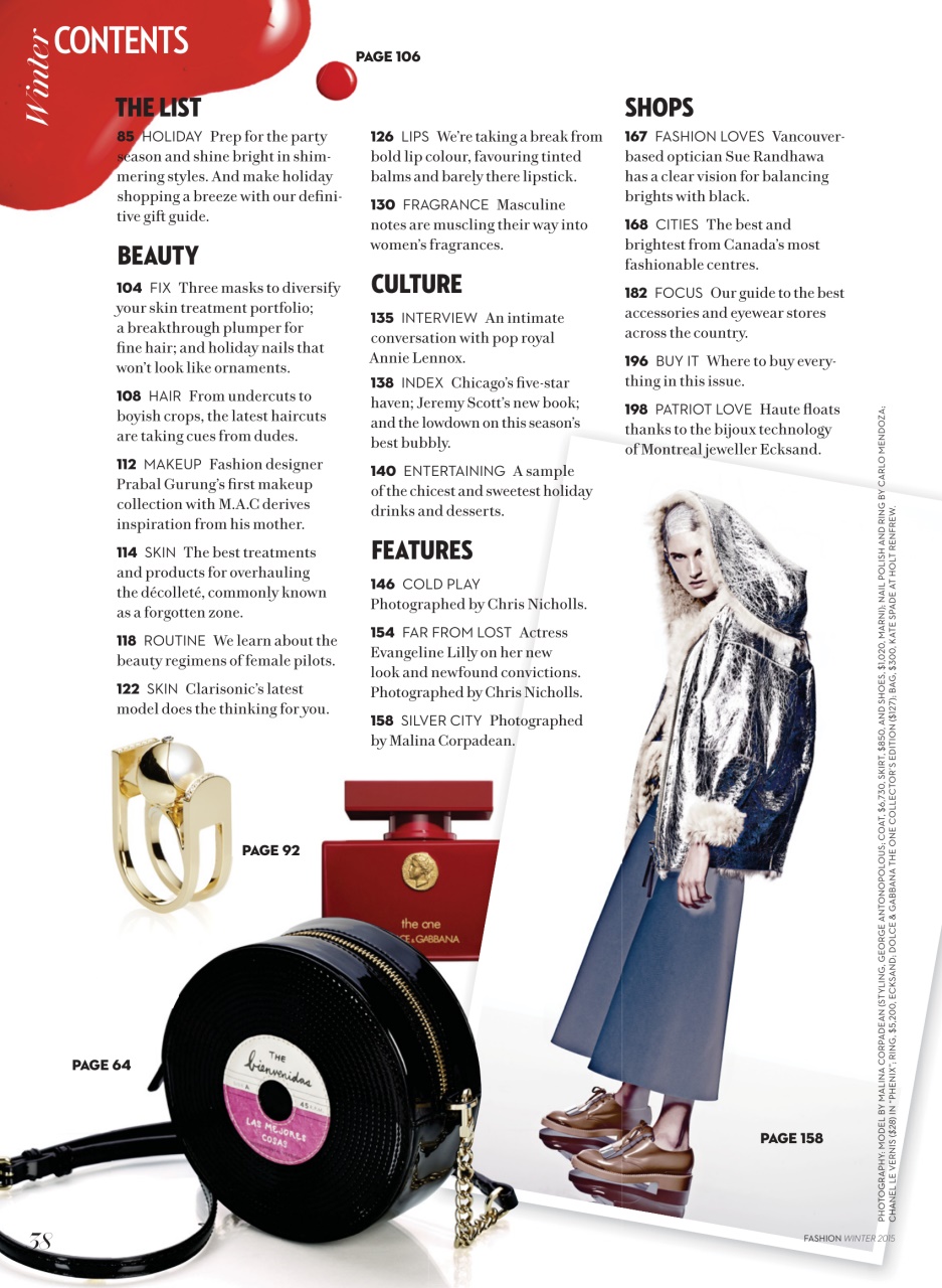 Fashion Magazine Preview Pages