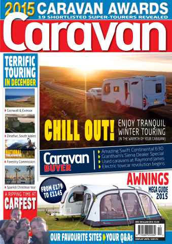 Caravan Magazine issue Winter Touring Special | December 2014/January 2015 | Caravan Magazine