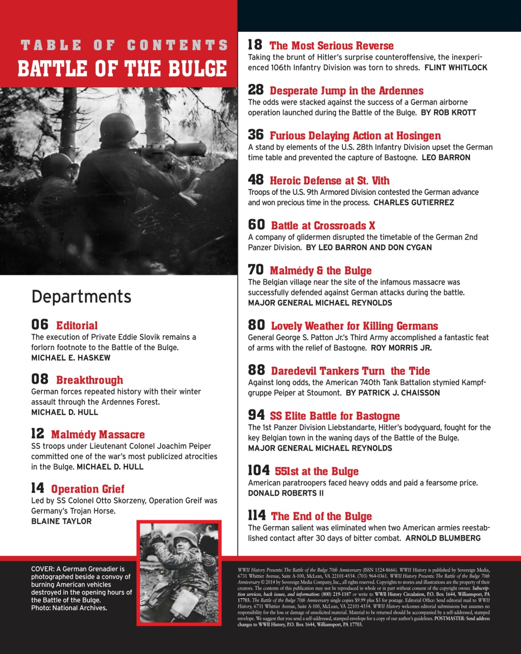 Military Heritage Preview Pages