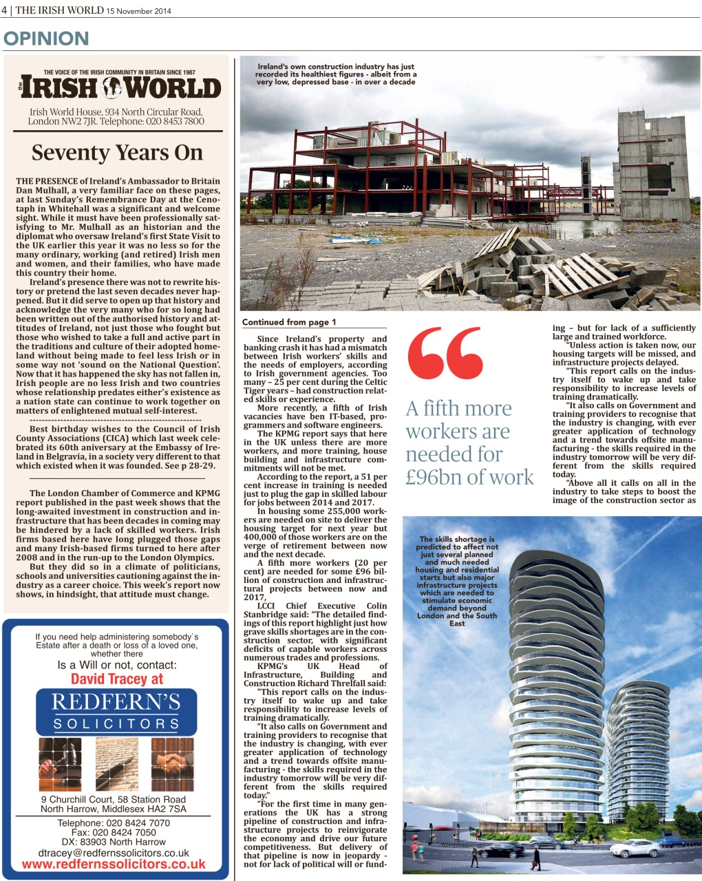 Irish World Preview Pages