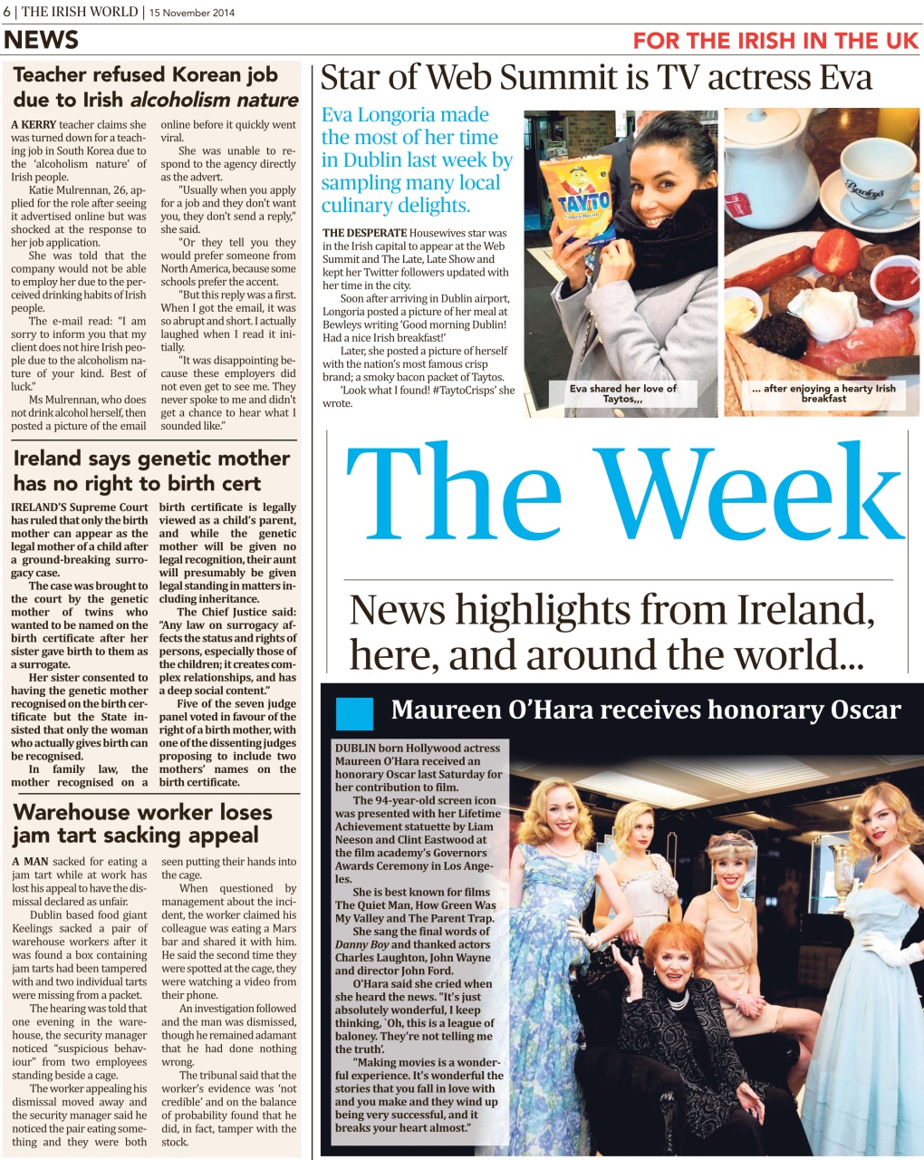 Irish World Preview Pages