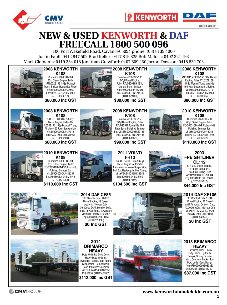 JUST TRUCKS Preview Pages