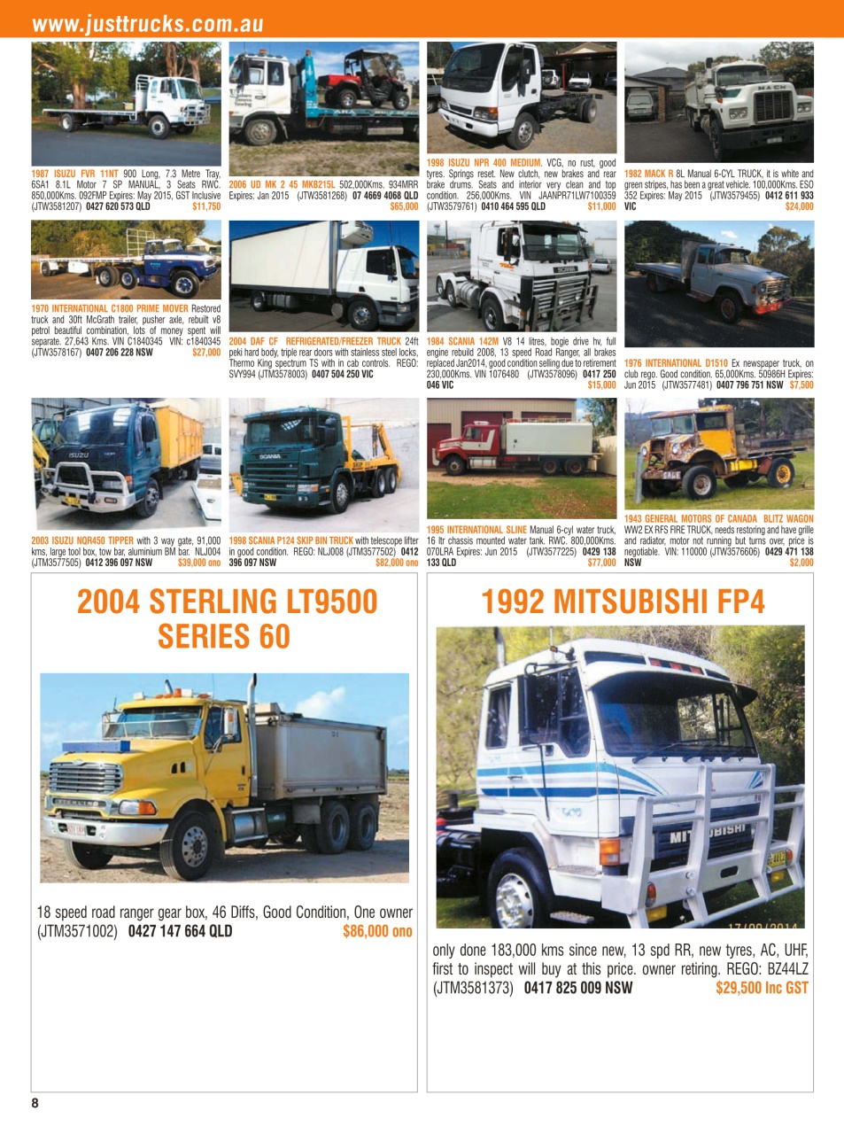 JUST TRUCKS Preview Pages