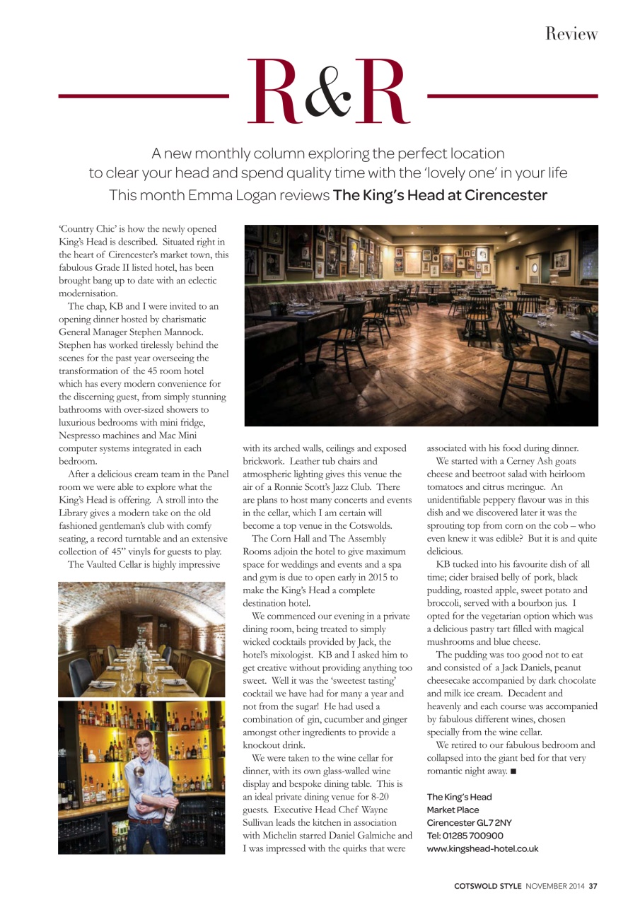 Cotswold Style Preview Pages