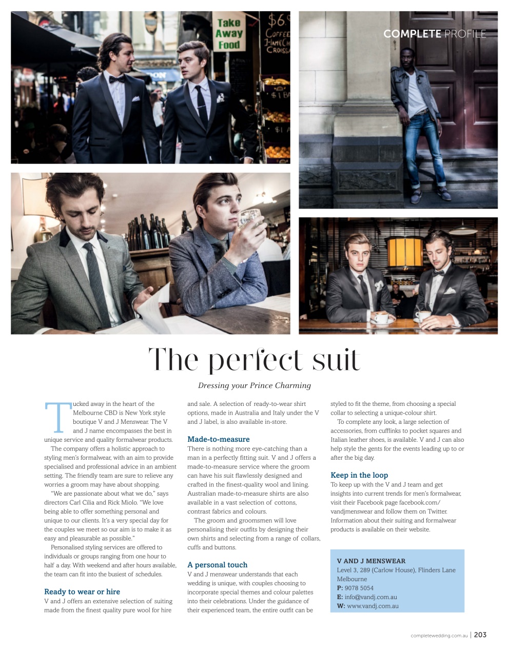 Complete Wedding Melbourne Preview Pages