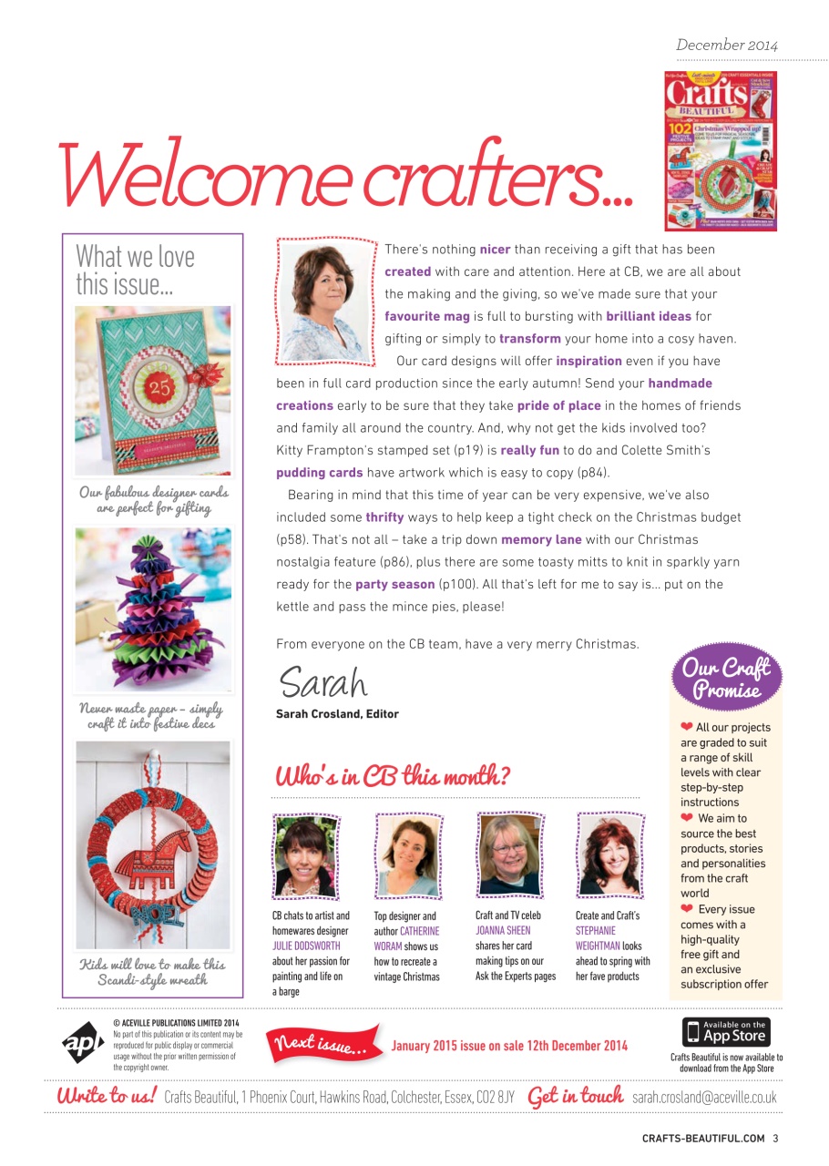 Crafts Beautiful Preview Pages