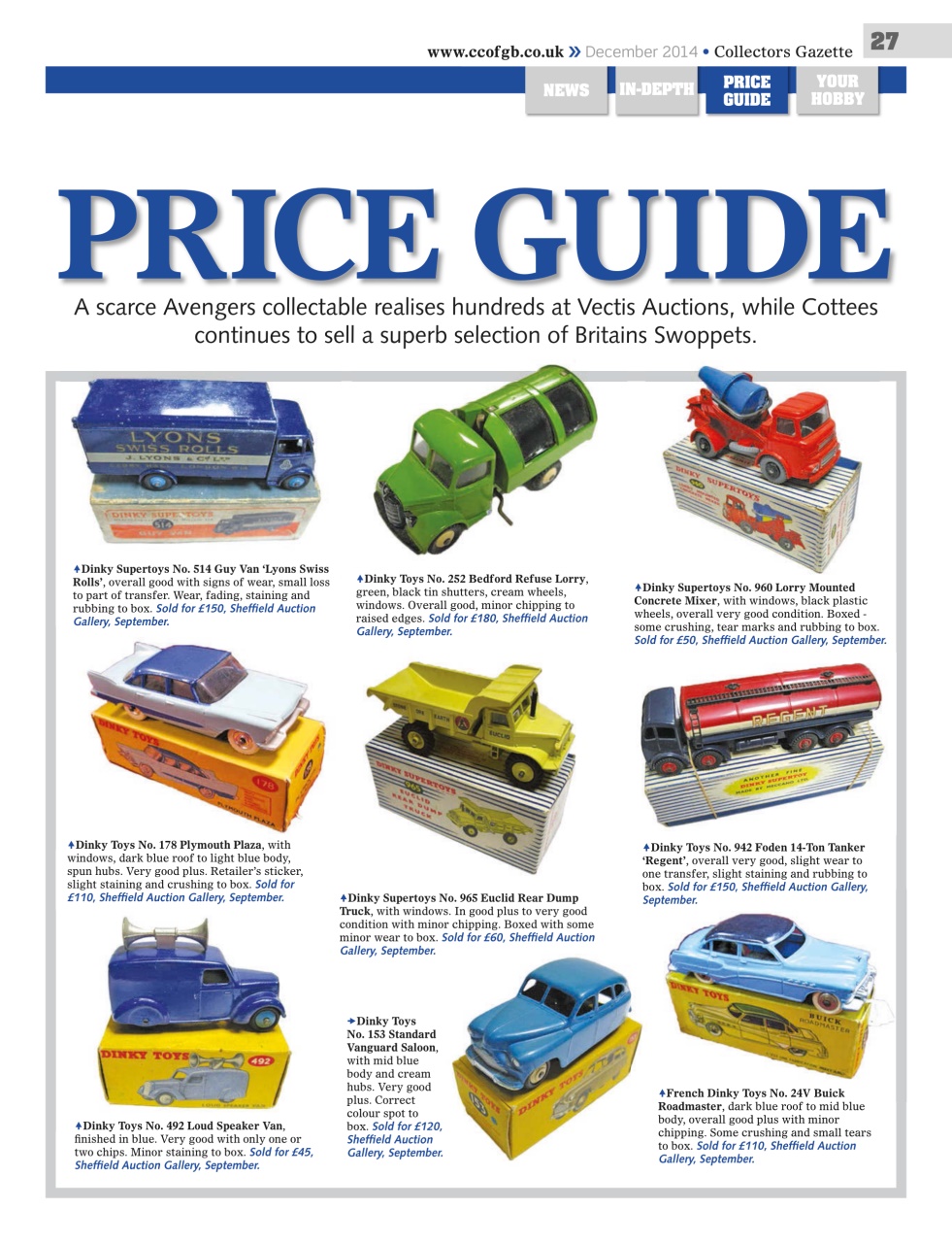 Collectors Gazette Preview Pages