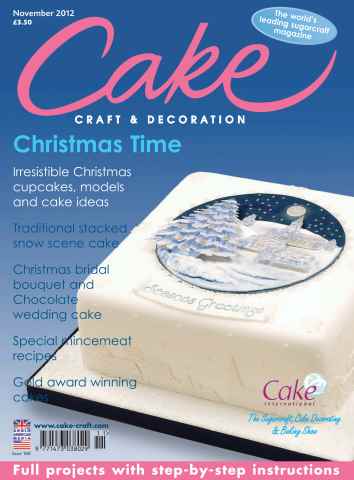 Cake Decoration & Sugarcraft Magazine issue November 2012
