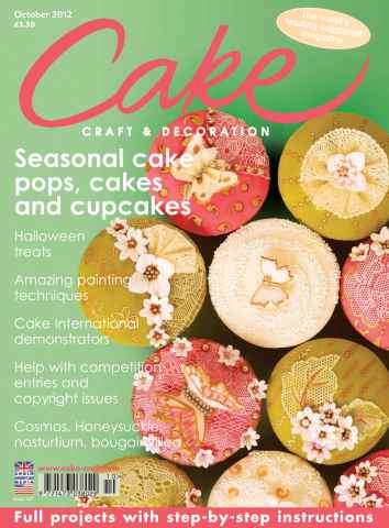 Cake Decoration & Sugarcraft Magazine issue October 2012