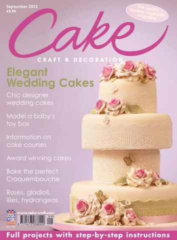 Cake Decoration & Sugarcraft Magazine issue September 2012