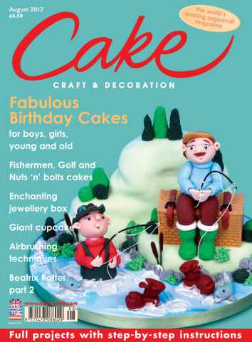 Cake Decoration & Sugarcraft Magazine issue August 2012