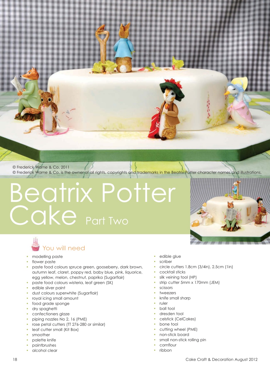Cake Decoration & Sugarcraft Magazine Preview Pages