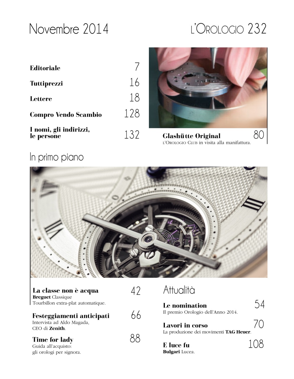 L'Orologio Preview Pages