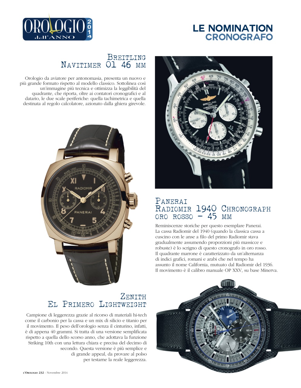 L'Orologio Preview Pages