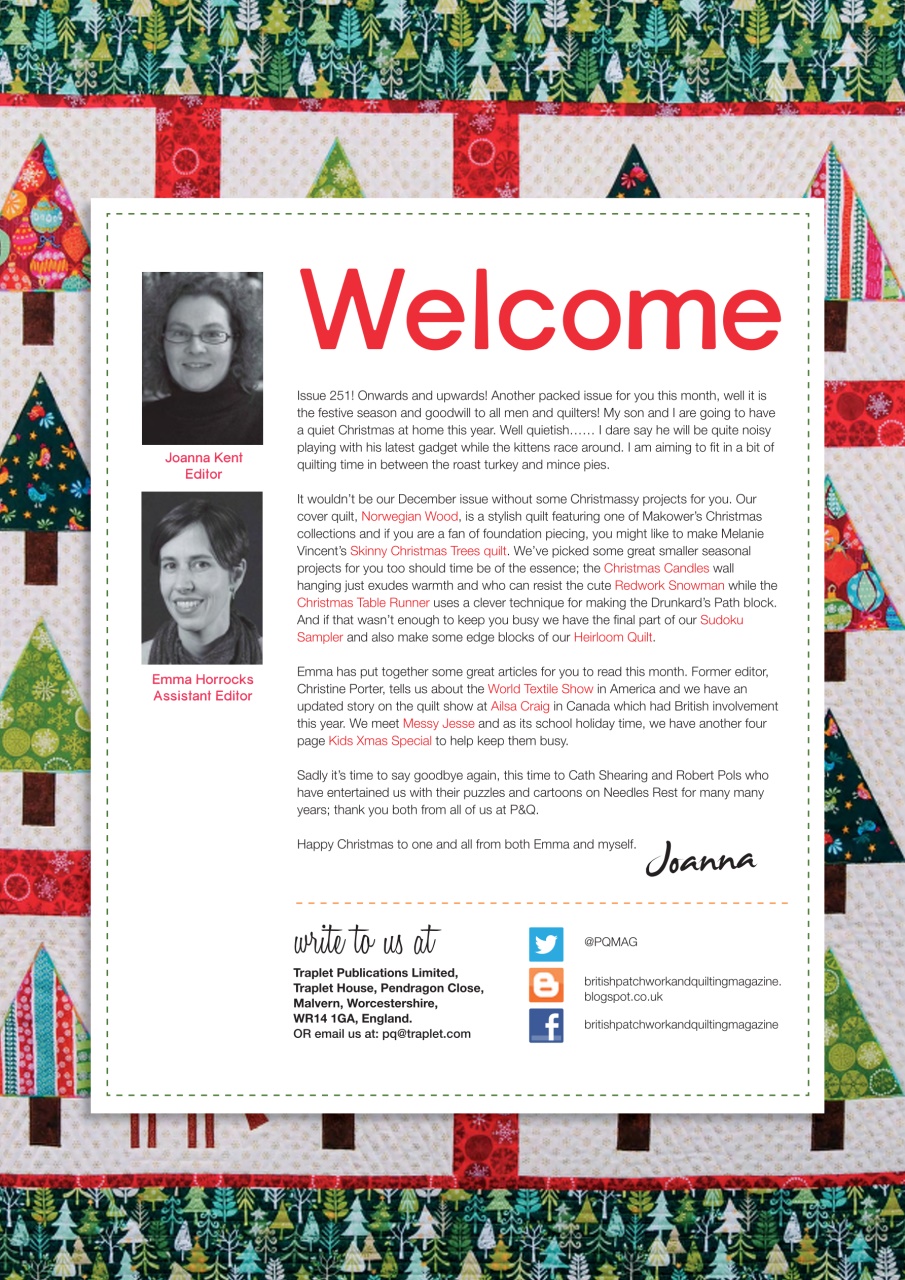 Patchwork and Quilting Preview Pages