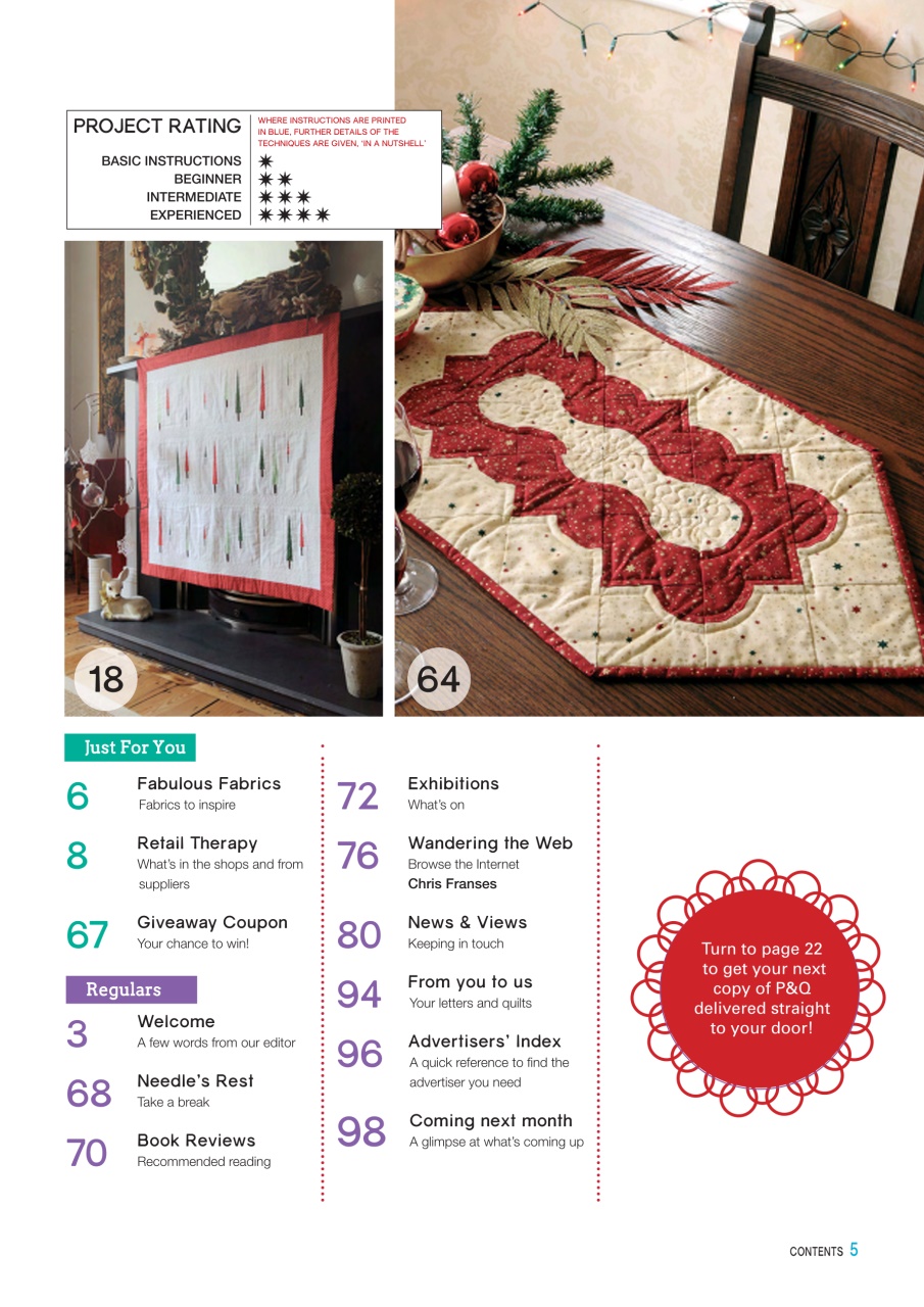 Patchwork and Quilting Preview Pages