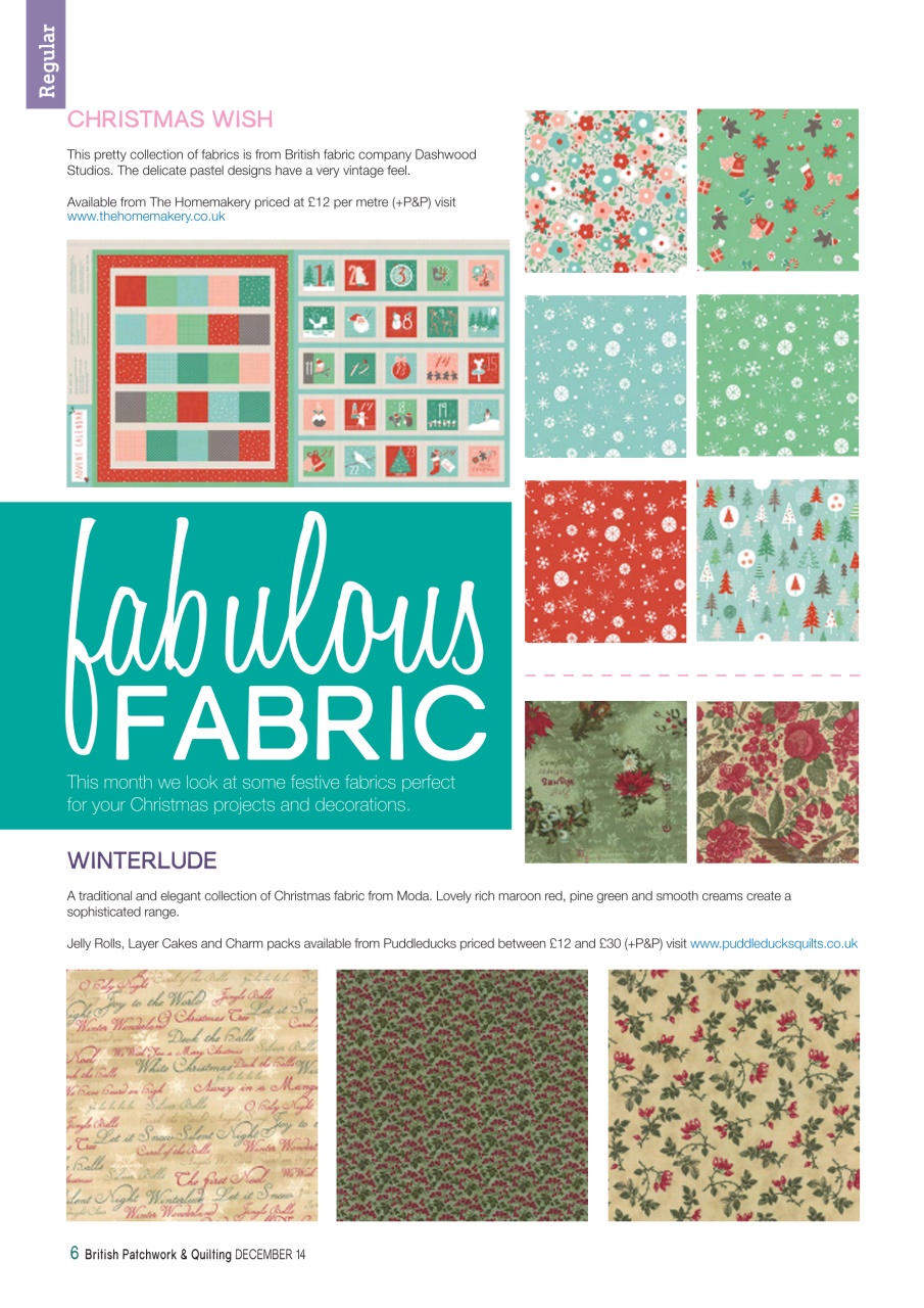 Patchwork and Quilting Preview Pages