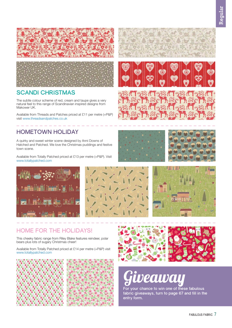 Patchwork and Quilting Preview Pages