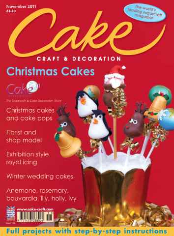 Cake Decoration & Sugarcraft Magazine issue November 2011